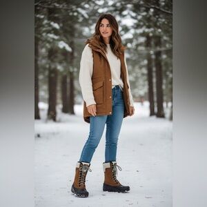 The North Face Shellista Il Women’s Size 10 Winter Boots Daschund Brown